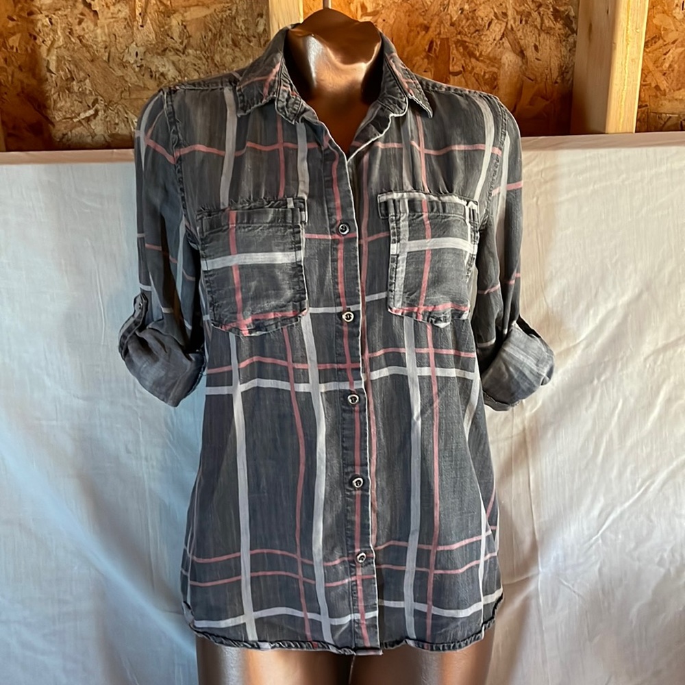 Standard Grace Plaid Button Down Shirt